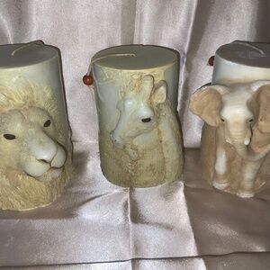 Animal Candles 3 Pk
